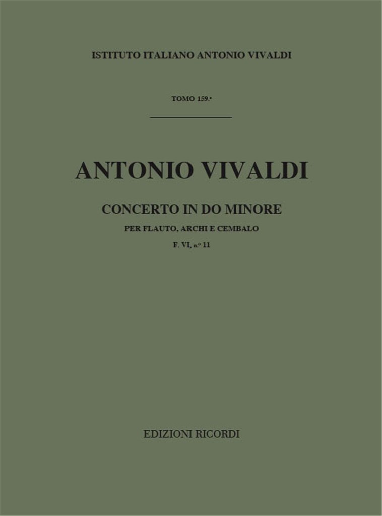 Concerti Per Fl., Archi E B.C.: In Do Min. Rv 441